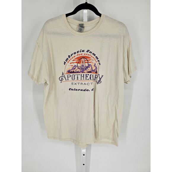 Gildan Tops - Ambrosia Summer Apothecary Extract Colorado Short Sleeve T Shirt Sz XL